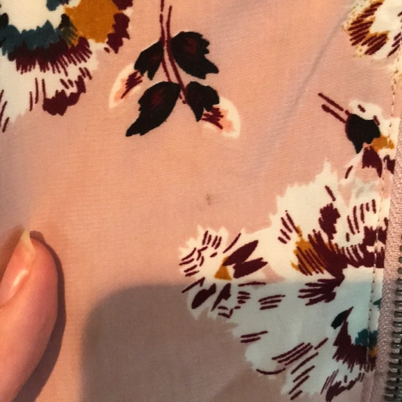 Satin floral bomber jacket - Picture 2 of 2